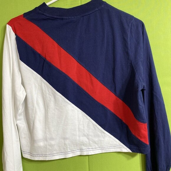 FILA‎ Blue Women's Blue, Red, White Graphic Pullover Sweatshirt Sz S - Picture 5 of 11